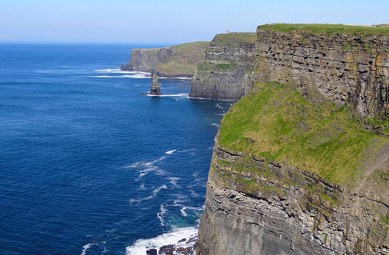 <a href='https://en.wikipedia.org/wiki/Cliffs_of_Moher#/media/File:Cliffs-Of-Moher-OBriens-From-South.JPG'>Cliffs of Moher, County Clare</a>