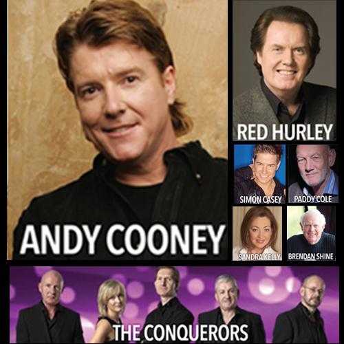 headshots of Irish stars